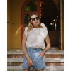 Blouse Tosca - Gauffrée Off white