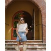 Blouse Tosca - Gauffrée Off white