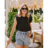 Blouse Tosca - Gaufrée Black