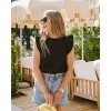Blouse Tosca - Gaufrée Black