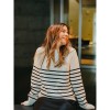 Simon Knit - ecru black