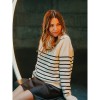 Simon Knit - ecru black