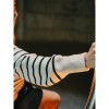 Simon Knit - ecru black
