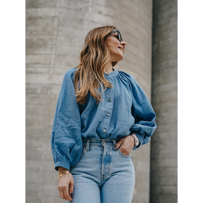 Blouse Andress - Bleu