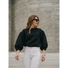Blouse Louisa - Gaufré Noir