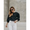 Blouse Louisa - Gaufré Noir