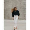 Blouse Louisa - Gaufré Noir