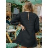 Robe Opale - Gaufré noir