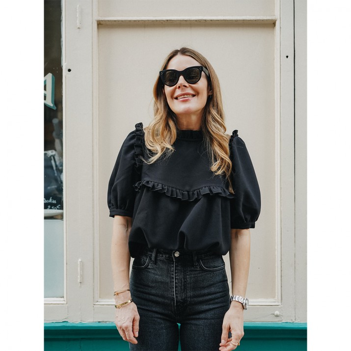 Blouse Terry - Noir