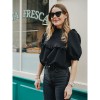 Blouse Terry - Noir