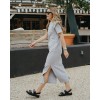Carly Dress - Gris chiné