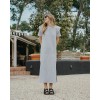 Carly Dress - Gris chiné