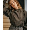 Andria blouse - Denim Noir