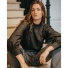Andria blouse - Denim Noir