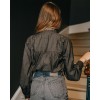 Andria blouse - Denim Noir