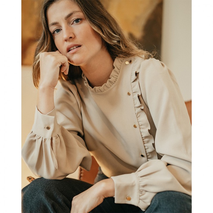 Andria blouse - Neutral
