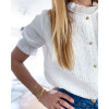 Avril Shirt - White & Gold