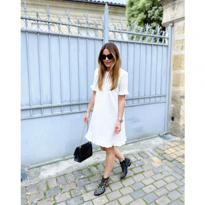 Robe Abi - Blanc cassé